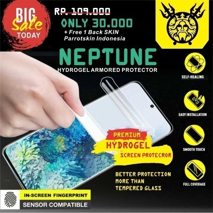 NEPTUNE Hydrogel Anti Gores REALME NARZO 8 8i 8 pro 5g FREE 1 SKIN - depan