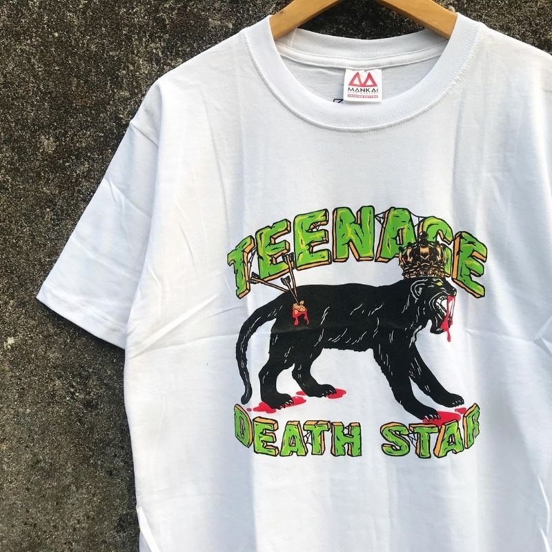 TEENAGE DEATH STAR - KING IS DEAD TSHIRT WHITE