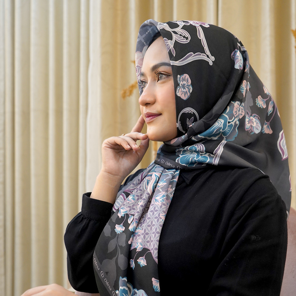 ODESA - KIARA Hijab | Scarf Segiempat Voal Paris Premium 115x115 cm