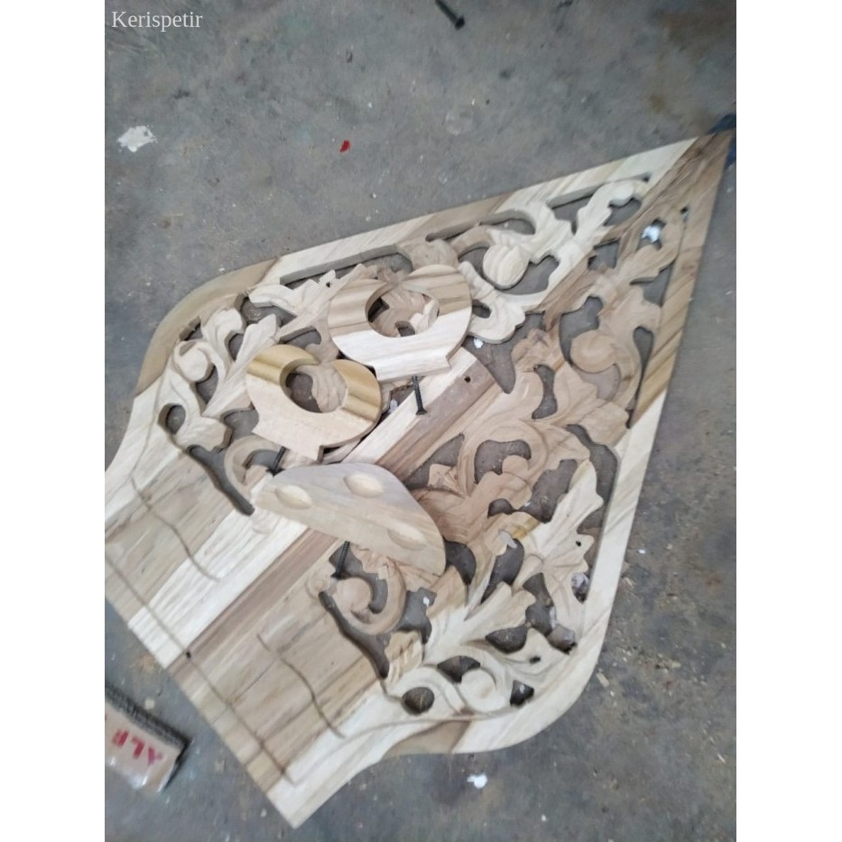 

Blawong keris gunungan bhn jati isi 123 hrg pengrajin FA2374 murah laris
