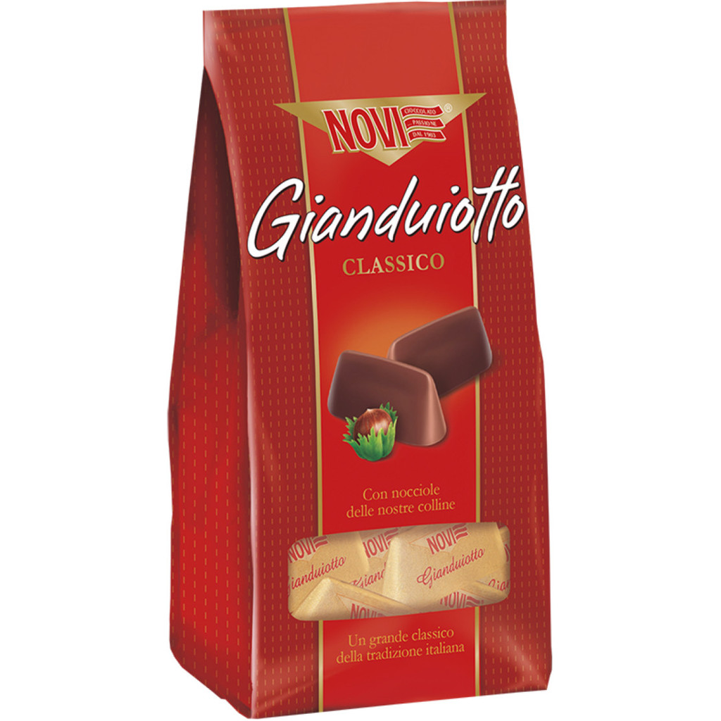 

Novi Gianduiotto Classic / Cokelat susu dengan kacang hazel 160gr