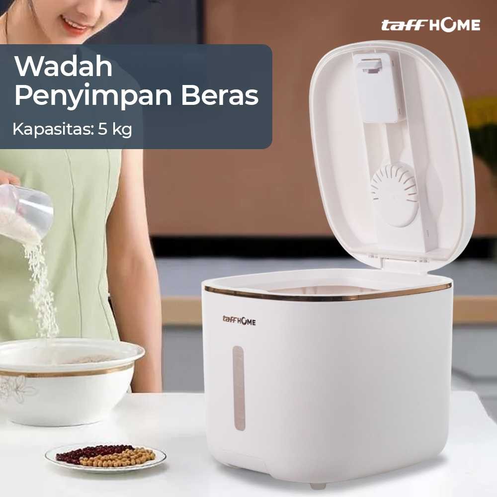 

TaffHOME Wadah Penyimpan Beras Makanan Rice Container Moistureproof - A2105 - CNDL