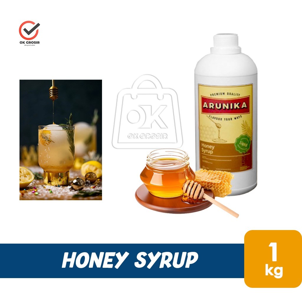 

Honey Syrup Arunika Sirup Madu Premium (Botol 1 kg)