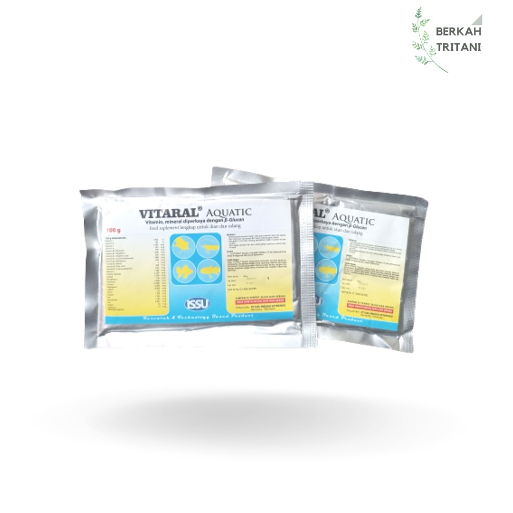 Vitaral Aquatic Untuk Ikan Udang Vitamin Mineral
