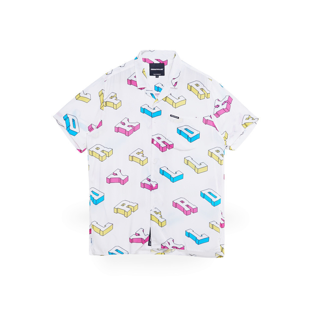 KEMEJA FRIDAY KILLER | ANTI VOWEL WHT SH
