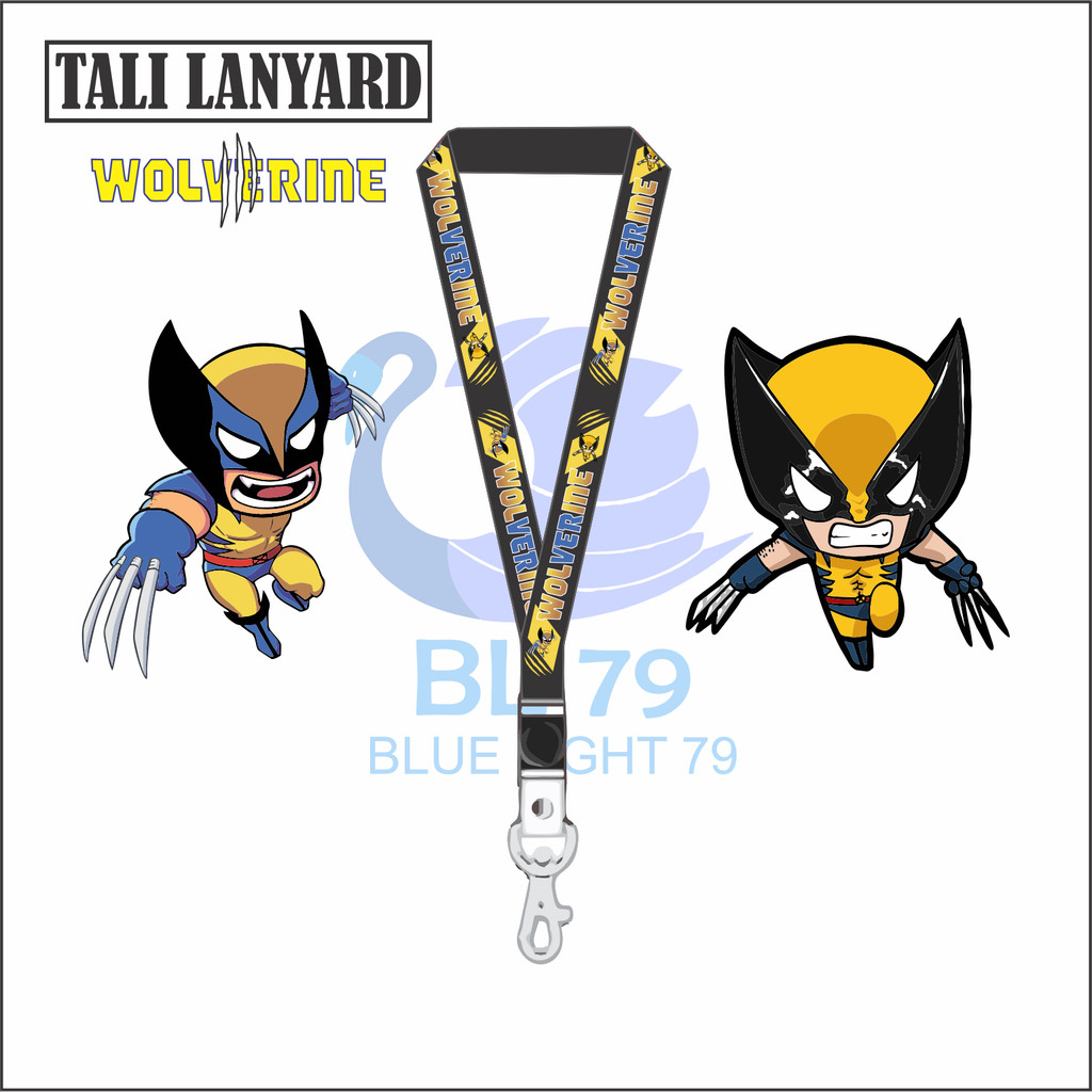 

TALI LANYARD WOLVERINE - LOGO MARVEL WOLVERINE CHIBI X-MEN - TALI ID CARD GANTUNGAN KUNCI GANTUNGAN FLASHDISK GANTUNGAN NAMETAG TALI LANYARD BEST SELLER COD