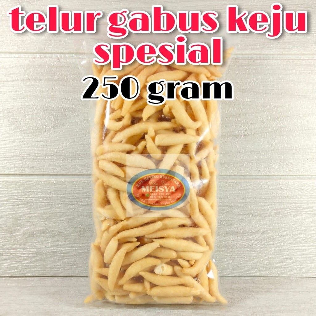 

bGF Terlaris Telur Gabus Keju - 250Gr Telor Cendol Keju Spesial Cemilan Kiloan Gabus Keju Super