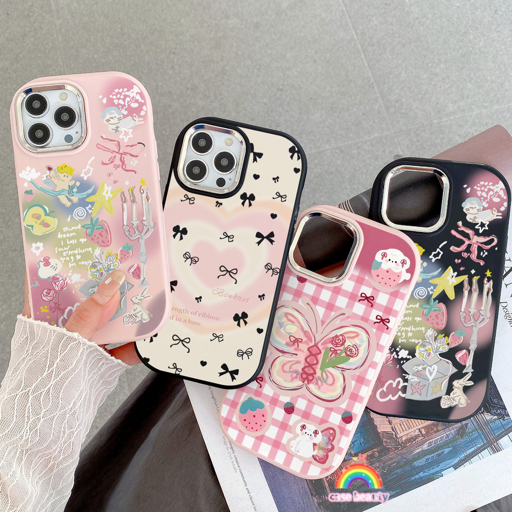 Casebeauty Compatible Untuk Casing Case IPhone 14 11 12 13 15 PRO MAX 6 7 6S 8 14 15 Plus XR XS MAX 