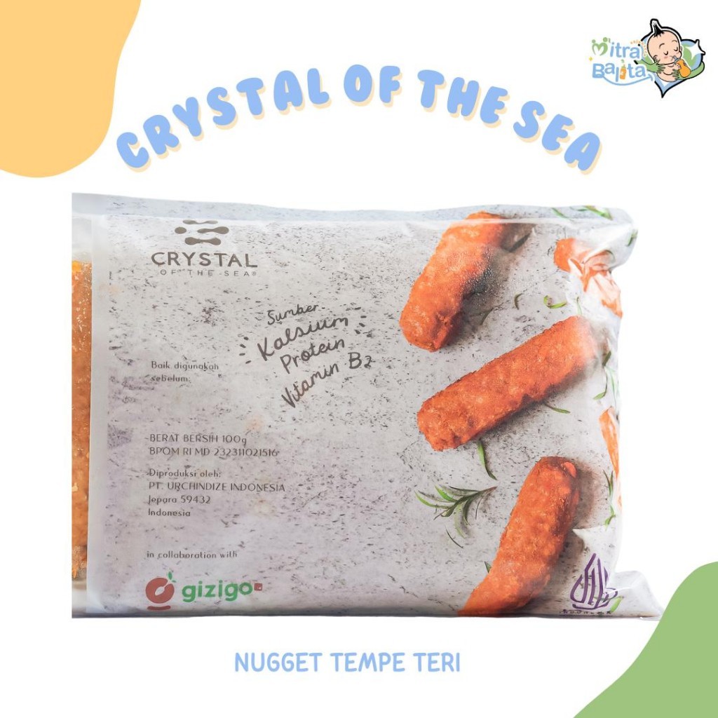 

Crystal of the Sea - Nugget Tempe Teri 210g (WAJIB BACA DESKRIPSI)