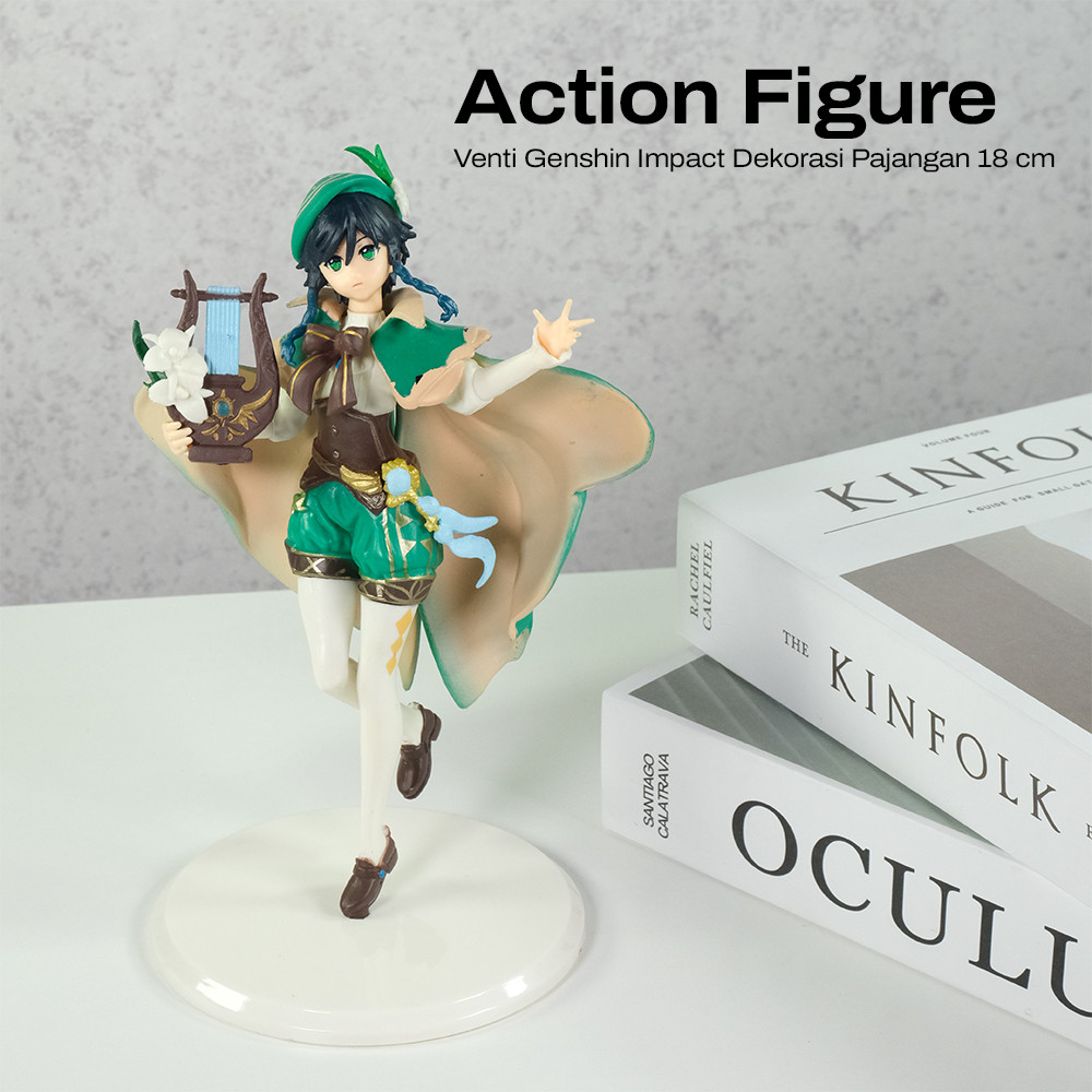 [COD] Action Figure Venti Genshin Impact Dekorasi Pajangan 18cm - LT8