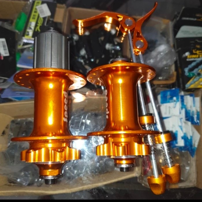 Hub freehub 36 hole speed jangkrik - gold