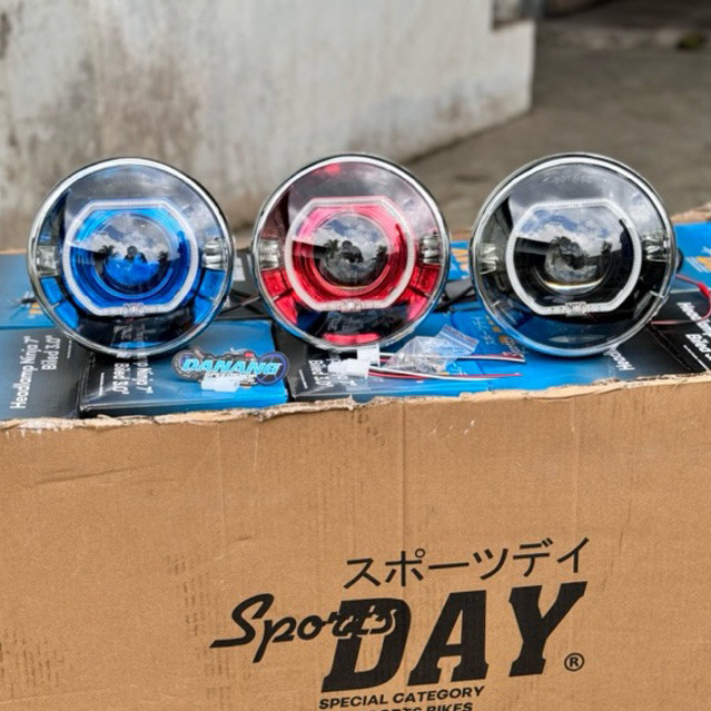 Lampu Billed Biled set Batok Ninja Sports DAY Lengkap Relay & Kipas PNP Ke Megapro Vixion CB150R old