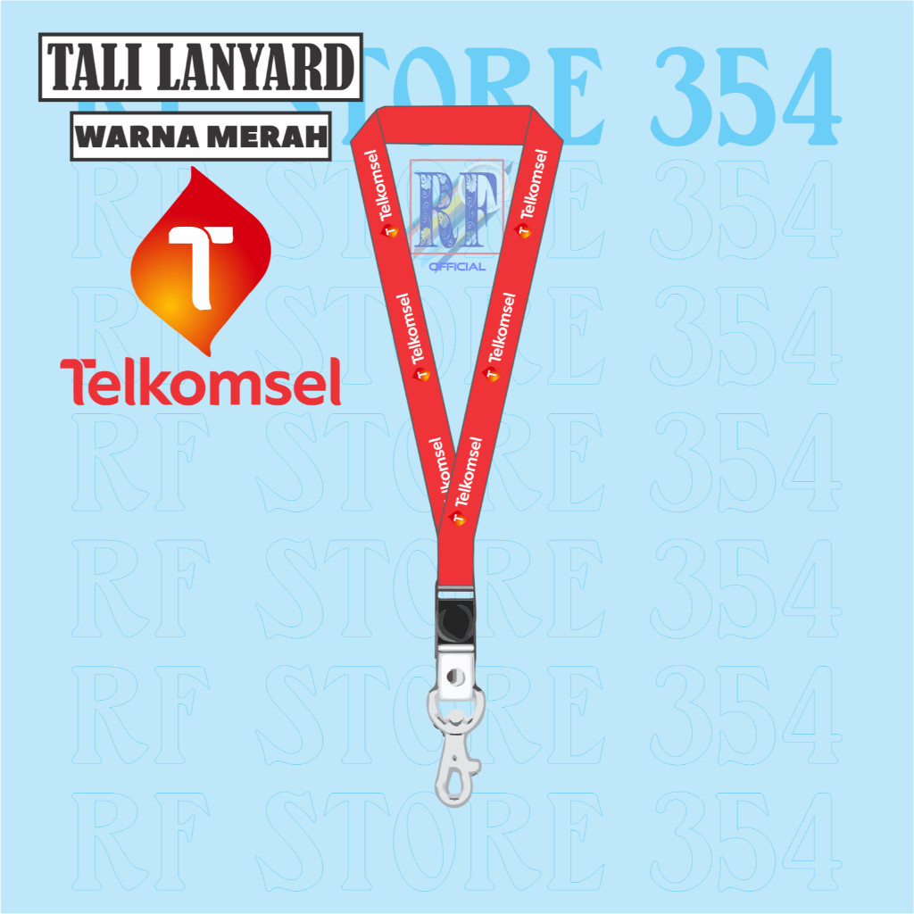 

TALI LANYARD TELKOMESL - LOGO TELKOMSEL INDONESIA - TELKOM - TALI ID CARD GANTUNGAN KUNCI GANTUNGAN FLASHDISK GANTUNGAN NAMETAG TALI LANYARD BEST SELLER COD