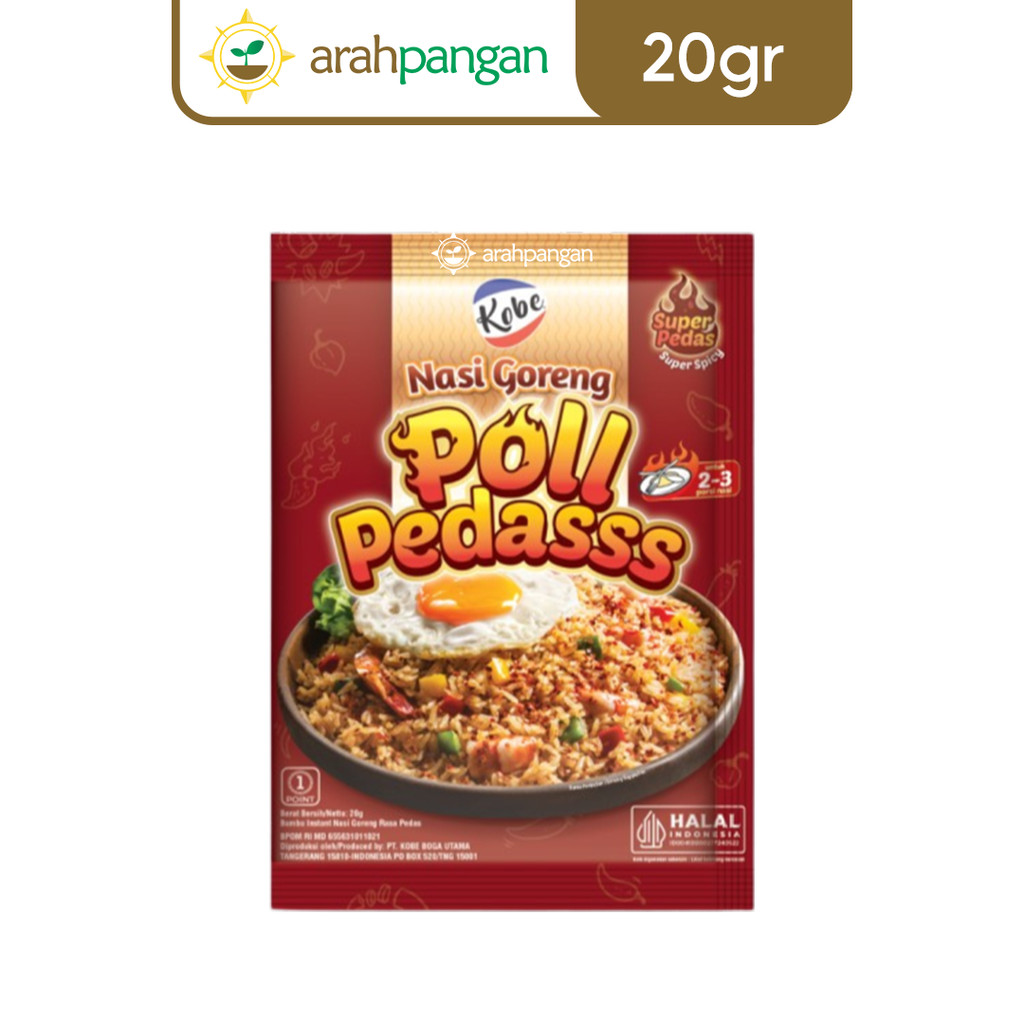 

Bumbu Nasi Goreng Instant SATUAN SACHET Nasgor Polpedas Kobe