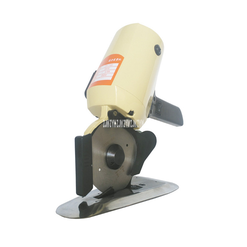 

TY-100 Portable Rotary Cutting Machine Electric Fabric Cutter Round Knife Cutting Machine Leather Carpet Cloth Slitting Machine