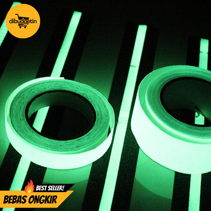 

Lakban Glow In The Dark Luminous Adhesive Tape 10M 1.5cm - A0015
