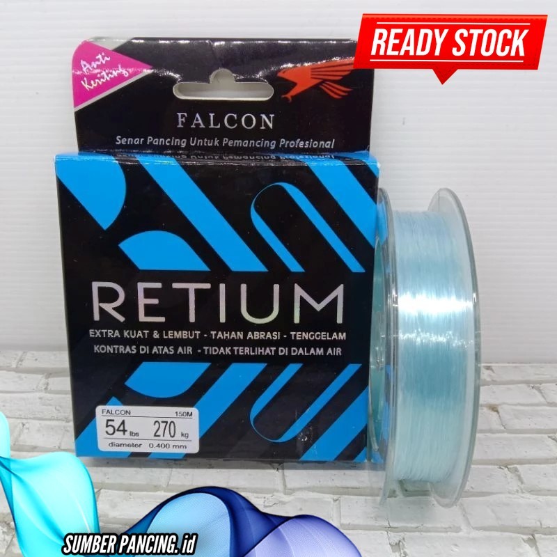 SENAR FALCON RETIUM 150 METER SENAR PANCING NILON GALATAMA GALAPUNG