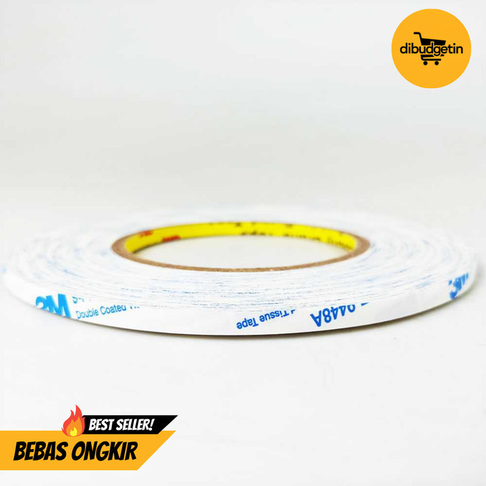 

Lakban Double Side Strong Sticky Glue Tape 50M 5mm - ZNK9448