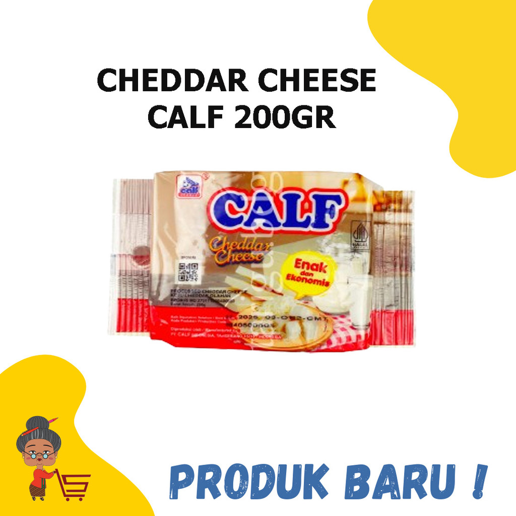 

CALF CHEDDAR CHEESE 200GR / CALF CHEDDAR CHEESE / CHEDDAR CHEESE