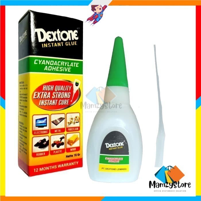 

DEXTONE instant glue 15gr cyanoacrtlate adhesive lem tetes korea lem setan