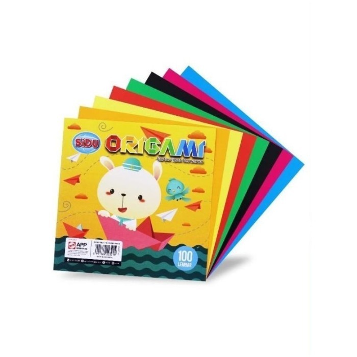 

ORIGAMI PAPER (Kertas Lipat) SIDU 16 x 16cm isi 100 Lembar