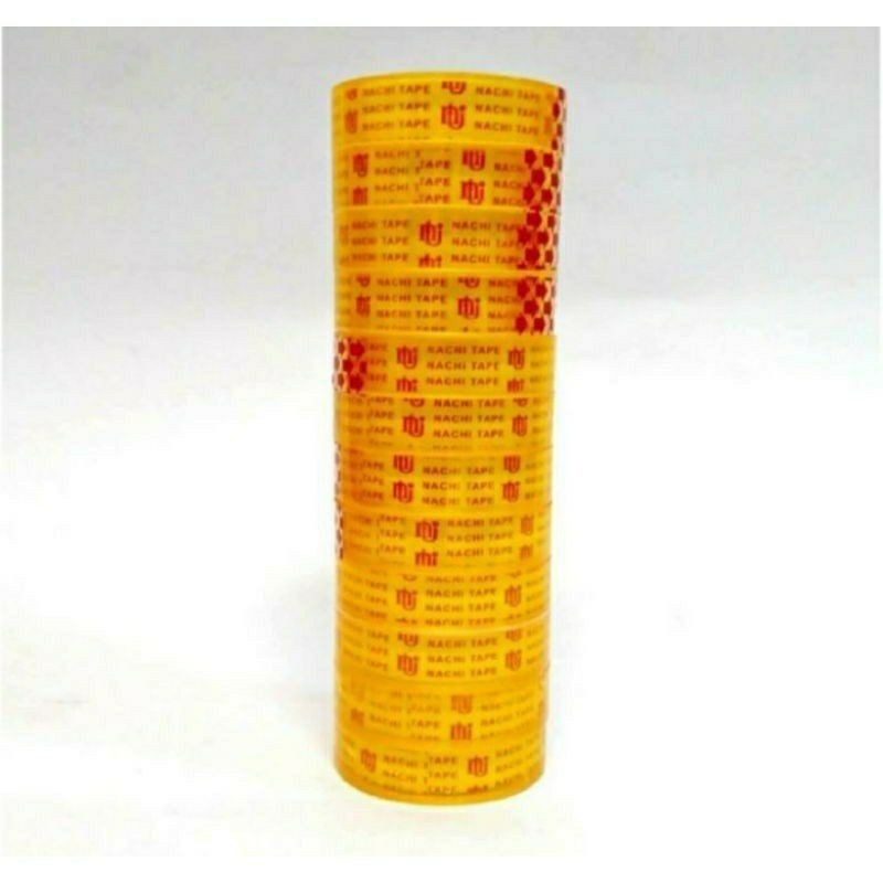 

( 1Slop 12 Pcs) NACHI TAPE 1/2"inch 0,5mm x 10yard Isolasi kecil tipis