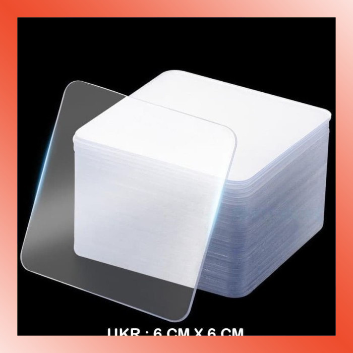 LAMMORO > AL32 Double Tape Nano PAPAN Double Tape Bening Tebal 2 Sisi Double Perekat Kuat Dinding 10