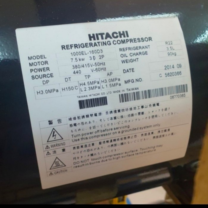 Kompresor Hitachi HGST 1000EL-160D3 - Scroll Compressor