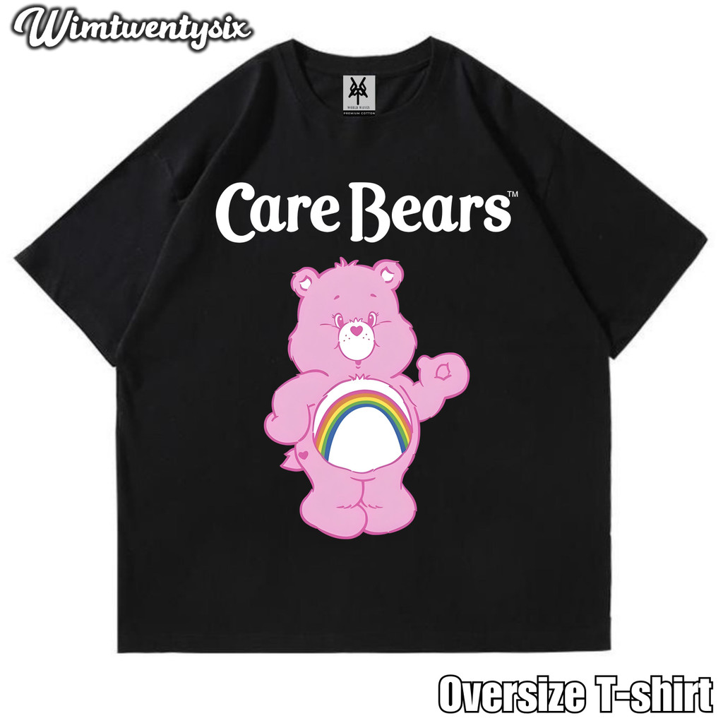 KAOS OVERSIZE | VINTAGE | T-SHIRT OVERSIZE | KAOS CARE BEARS PINK SUMMER