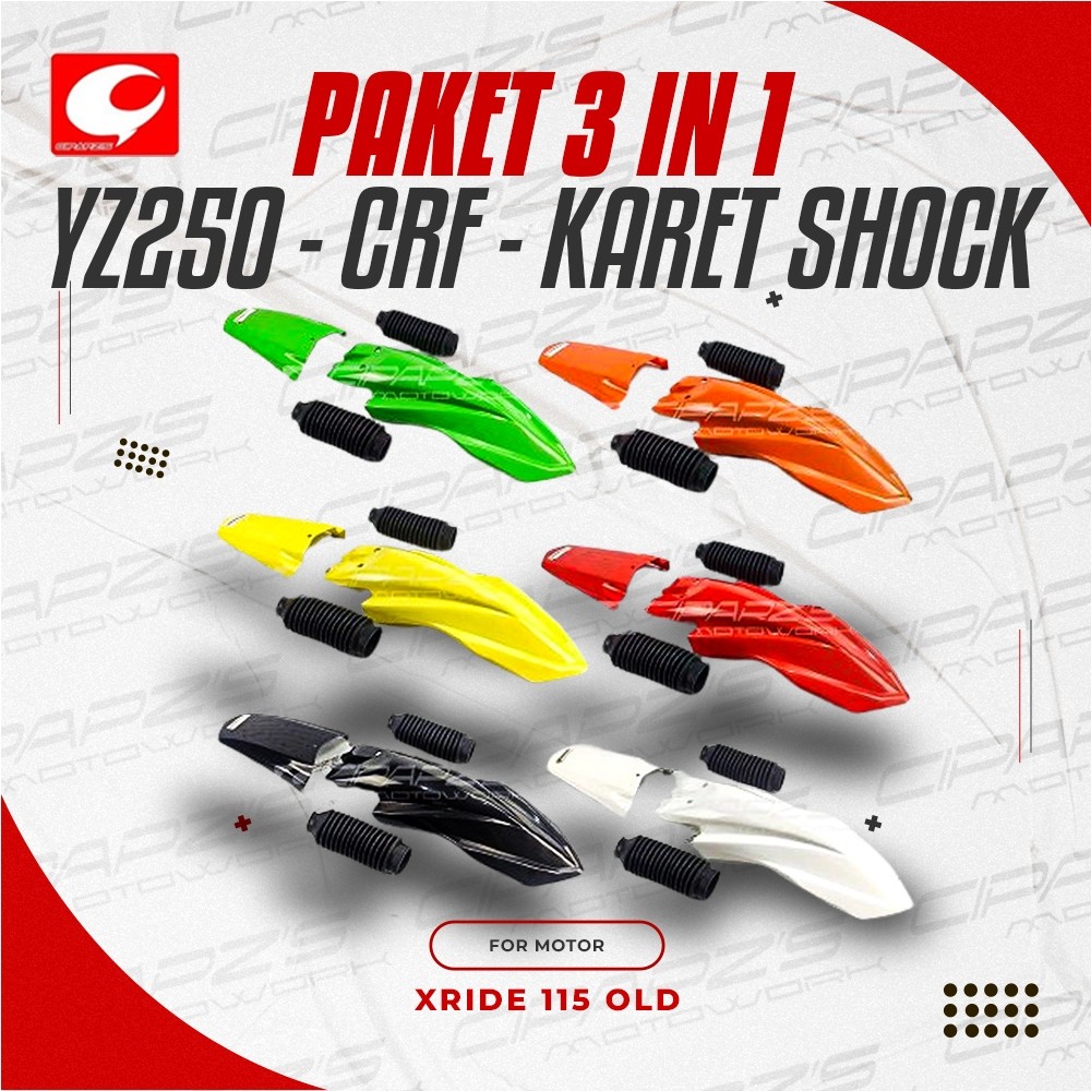 Paket Lengkap YZ 250 + Tail CRF + Karet Shock untuk X-Ride 115 Old - Stylish dan Fungsional