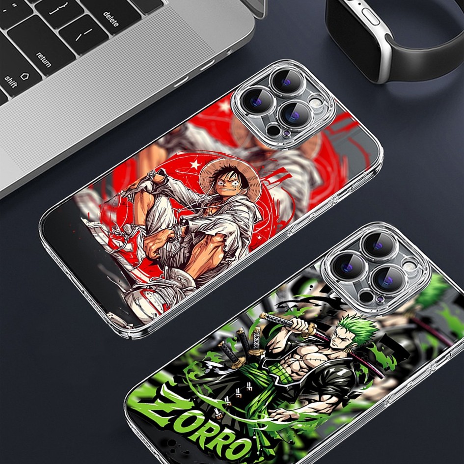 SOFTCASE BENING ANIME ONE PIECE CLEAR CASE UNTUK TECNO POVA 5 POVA 4 SPARK 10 PRO SPARK 7