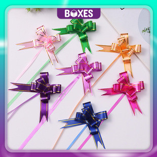 

10 PCS Pita TARIK LIS EMAS Serut Parcel Kado Souvenir GOLD STRIPE LACE / Pita tarik serut besar / hiasan parcel souvenir kado ulang tahun goodie bag | FG02 - FG04