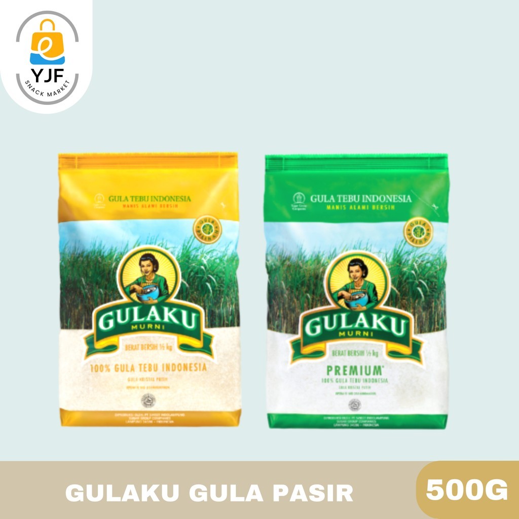 

Gulaku Gula Putih Premium / Gula Kuning Tebu Asli - 500g