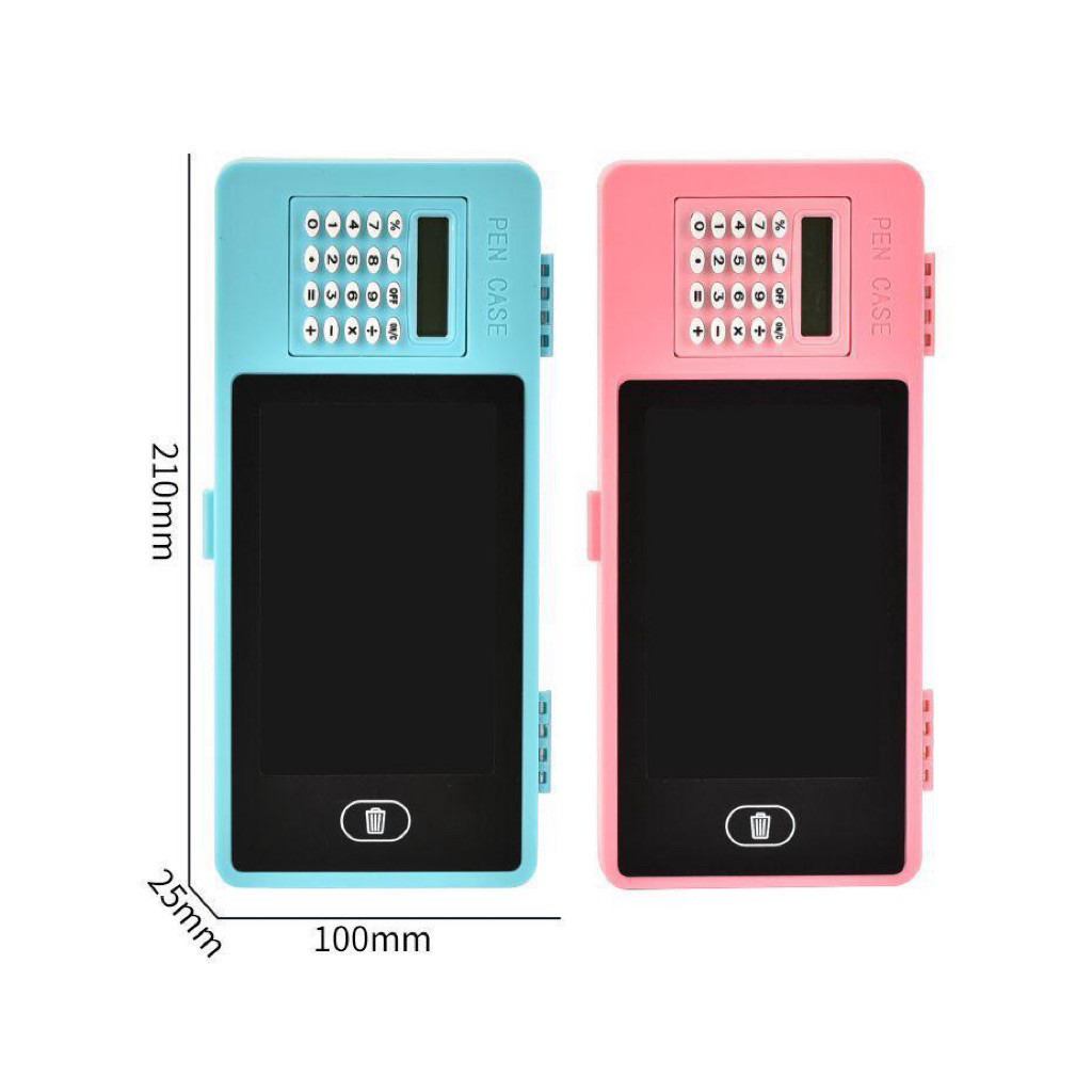 

ACE - Kotak Pensil Case Besar Lcd Writing Drawing Box Case Ukuran Besar Pencil Drawing Pad Edukasi 2in1