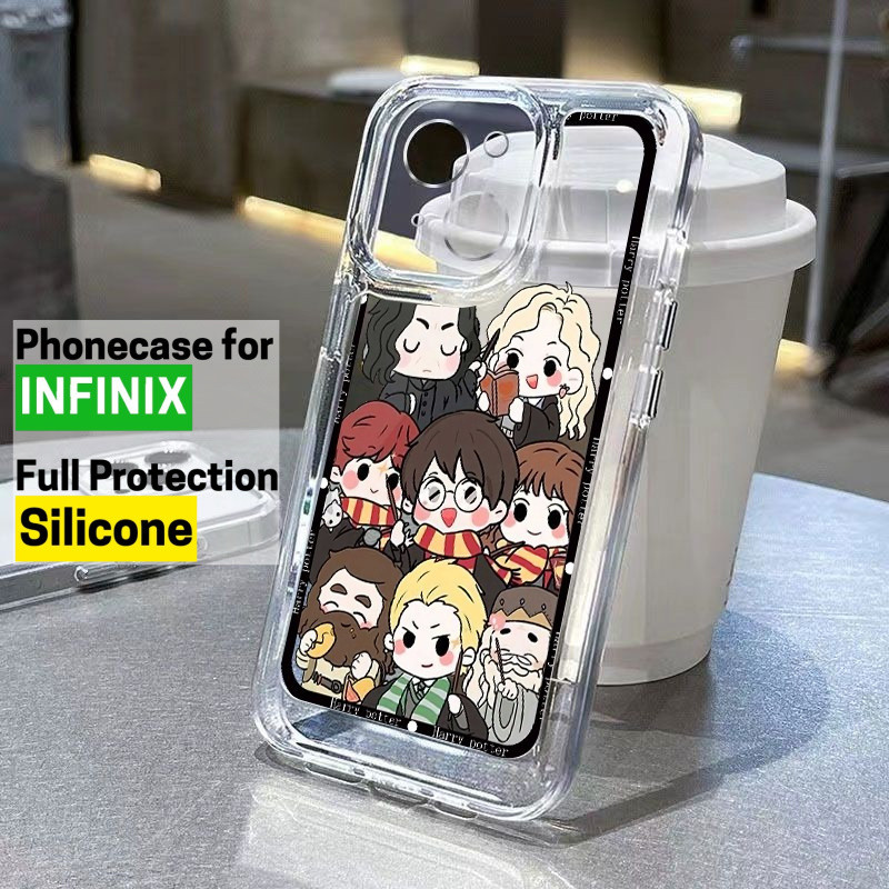 Case Harry Potter Hogwarts Casing HP Infinix Note Hot 50 40 Pro Plus 30 30i 40i Smart 8 11s NFC 5G