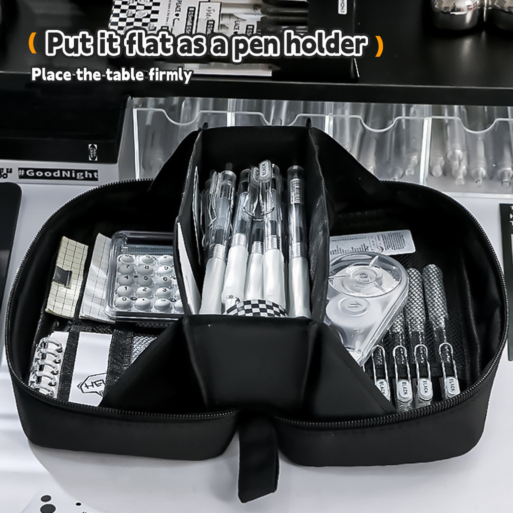 

JAMIN MURAH !!![DOTDING] Tas Tempat Pensil Case Pouch Anak Sekolah Transparan Kapasitas Besar Stationery Kantor H558(BISA LANGSUNG ORDER)