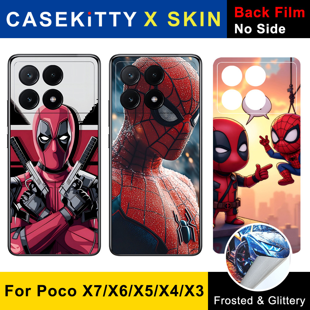 [COD]Garskin Pelindung Protector Skin Wrap For Xiaomi Poco X7 Pro Sticker X7 X6 Back Film X5 X4 GT X