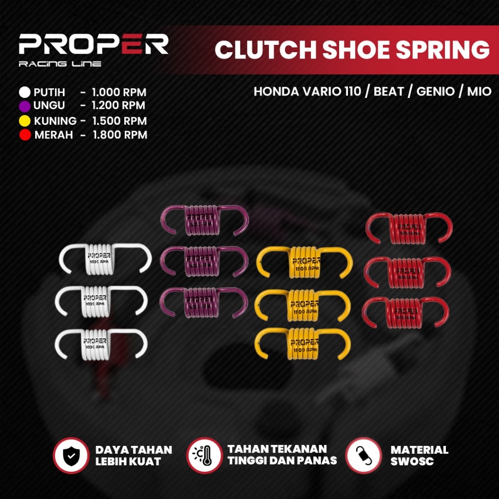 PROPER PER SENTRI BEAT GENIO VARIO 110 MIO 1000 1200 1500 1800 RPM PER CENTRI PERSENTRI PERCENTRI PE