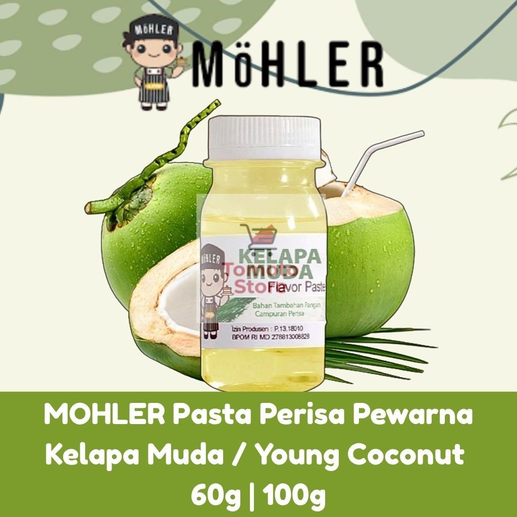 

✨ TOMOTOSTORE ✨ MOHLER Pasta Perisa Pewarna Kelapa Muda / Young Coconut