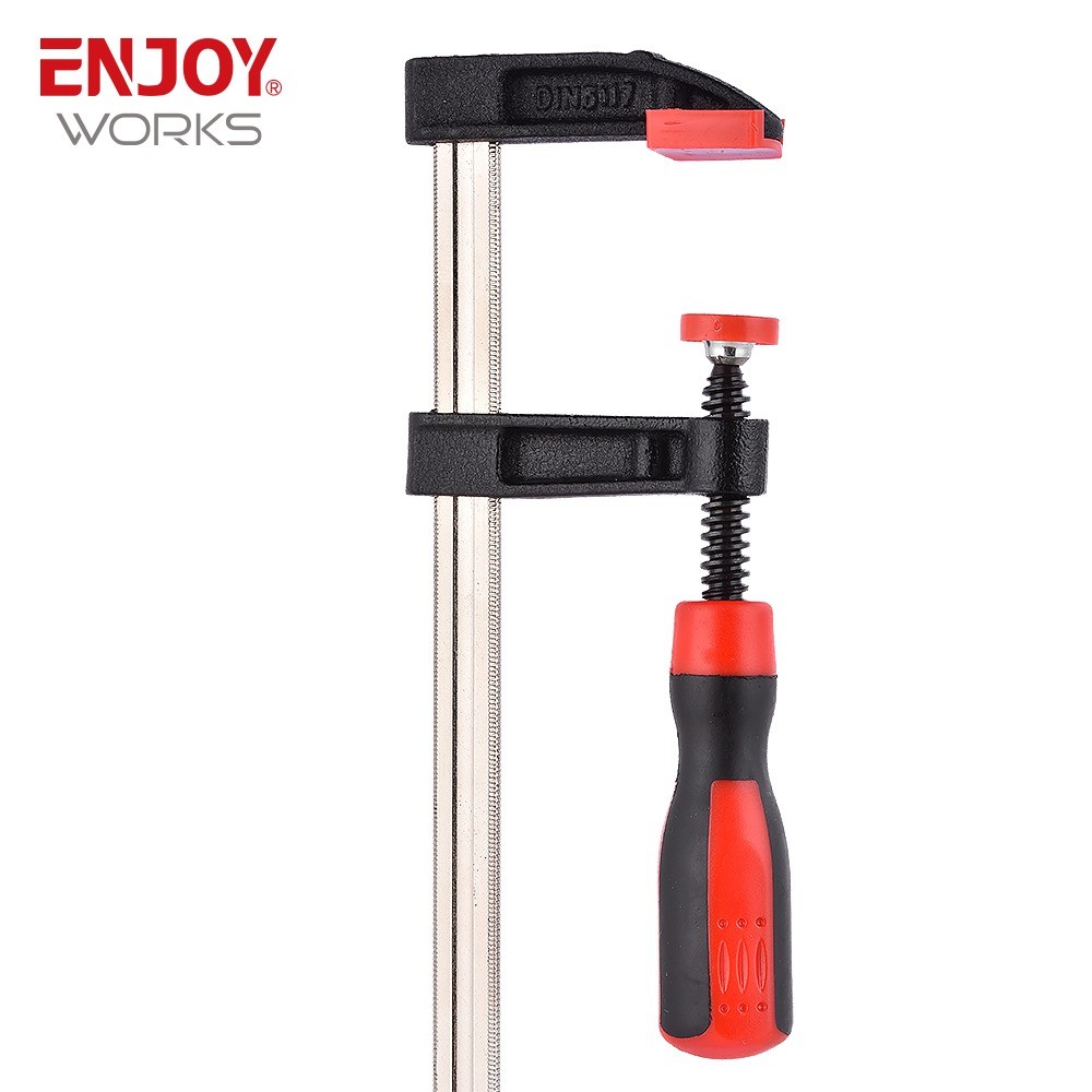 

Penjepit Kayu F Clamp Handle-C Woodworking Clamp Carpentry 50x300mm ENJOYWORKS