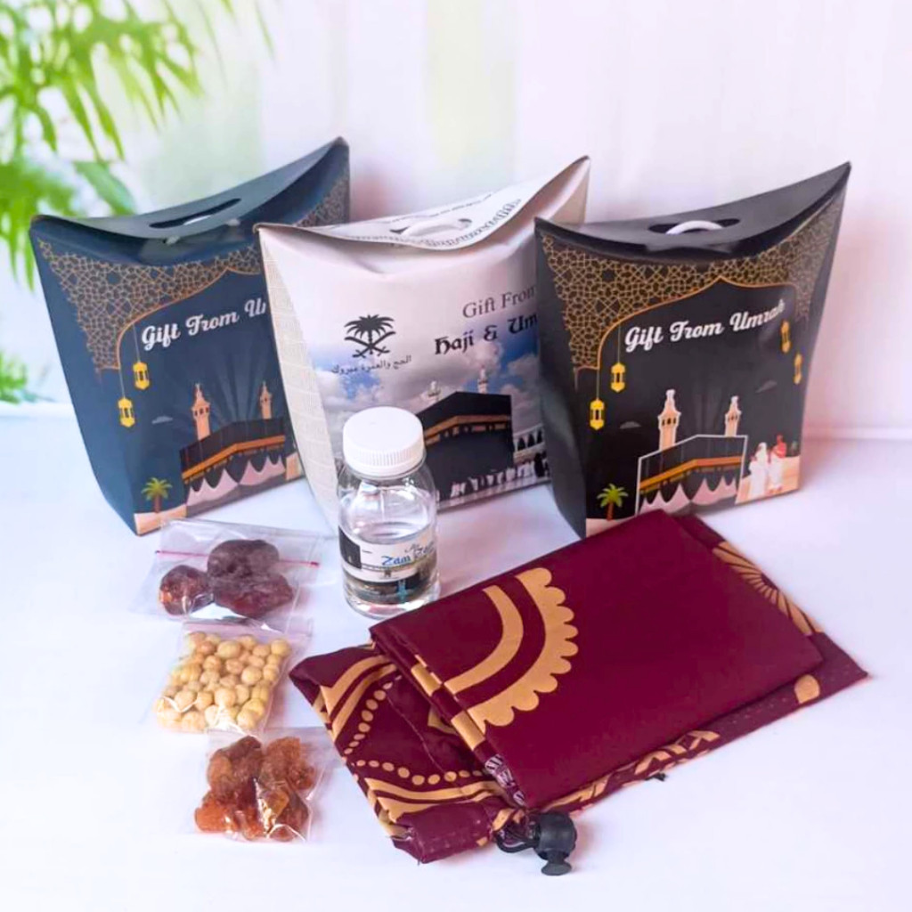 

Paket Oleh oleh haji dan umroh + sejadah travel