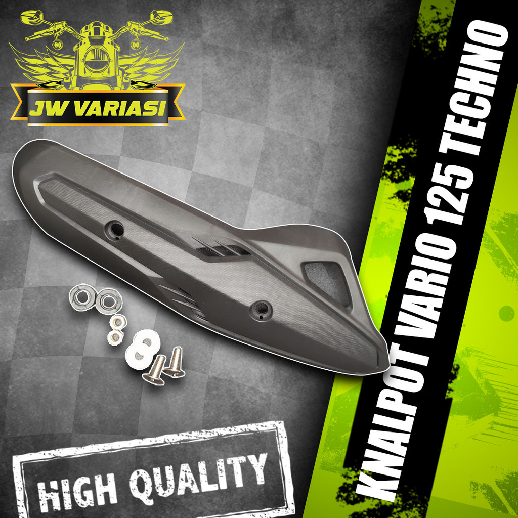 JWV Cover Knalpot Vario 125 Techno Tutup Knalpot Vario 125 Techno Ckd Motor Vario 125 Techno