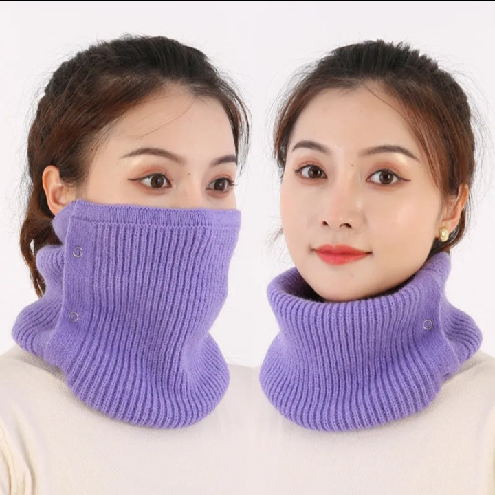 Fashion Wanita & Pria Hedging Gesper Syal Wanita Korean Style Syal Rajut Hagat