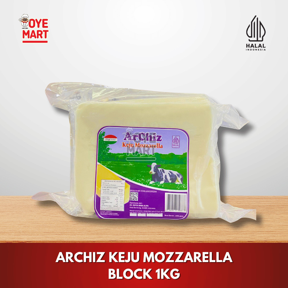 

ARCHIZ KEJU MOZZARELLA BLOCK 1KG