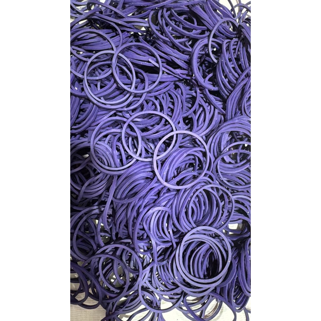 

karet gelang unggu @ 500 gram