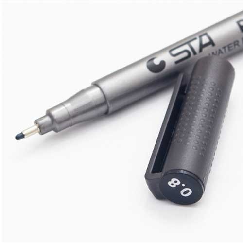 

waterproof STA Art Sket comics Art Marker Pen Pigment Liner Water Based For Drawing Handwriting S ool office stationery