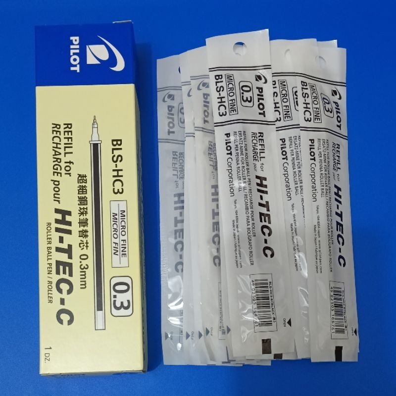 

PILOT REFILL HITEC-C 0.3 0.4 0.5 (1PAK/12PCS)