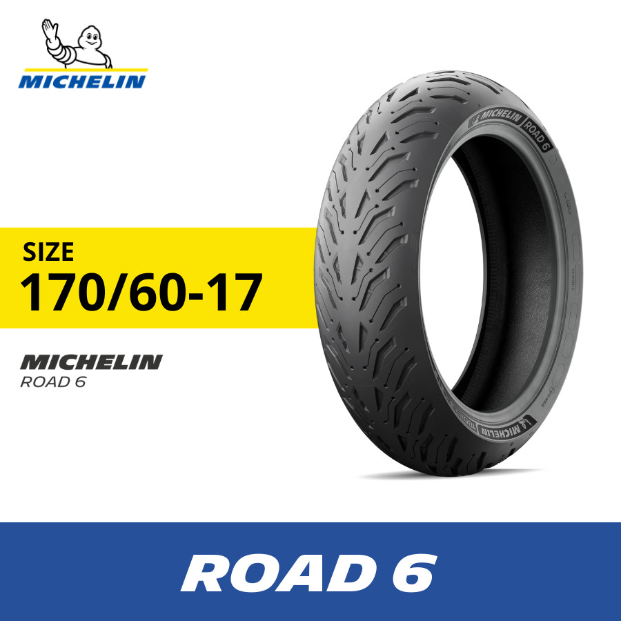 Ban Motor Michelin ROAD 6 170-60  R17 Rear - Ban Motor Tubeless