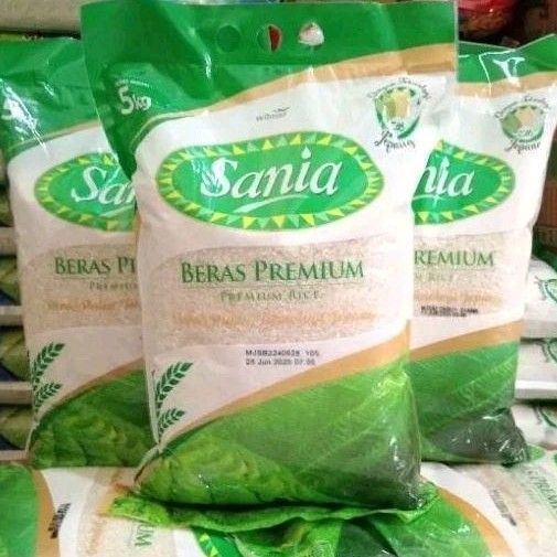 

New Beras Premium Sania 10Kg (5kg X 2pc) Merk TerpercayaPremium