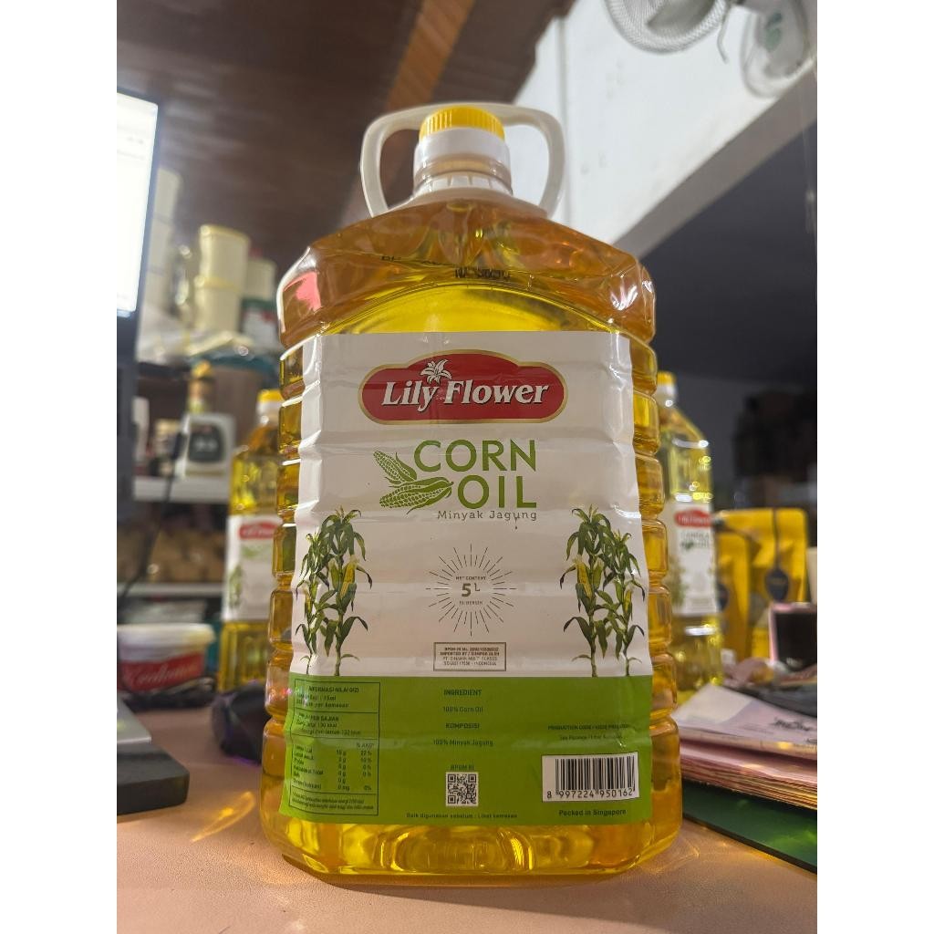 

Corn Oil Lily Flower / Minyak Jagung Lily Flower - 5 Ltr